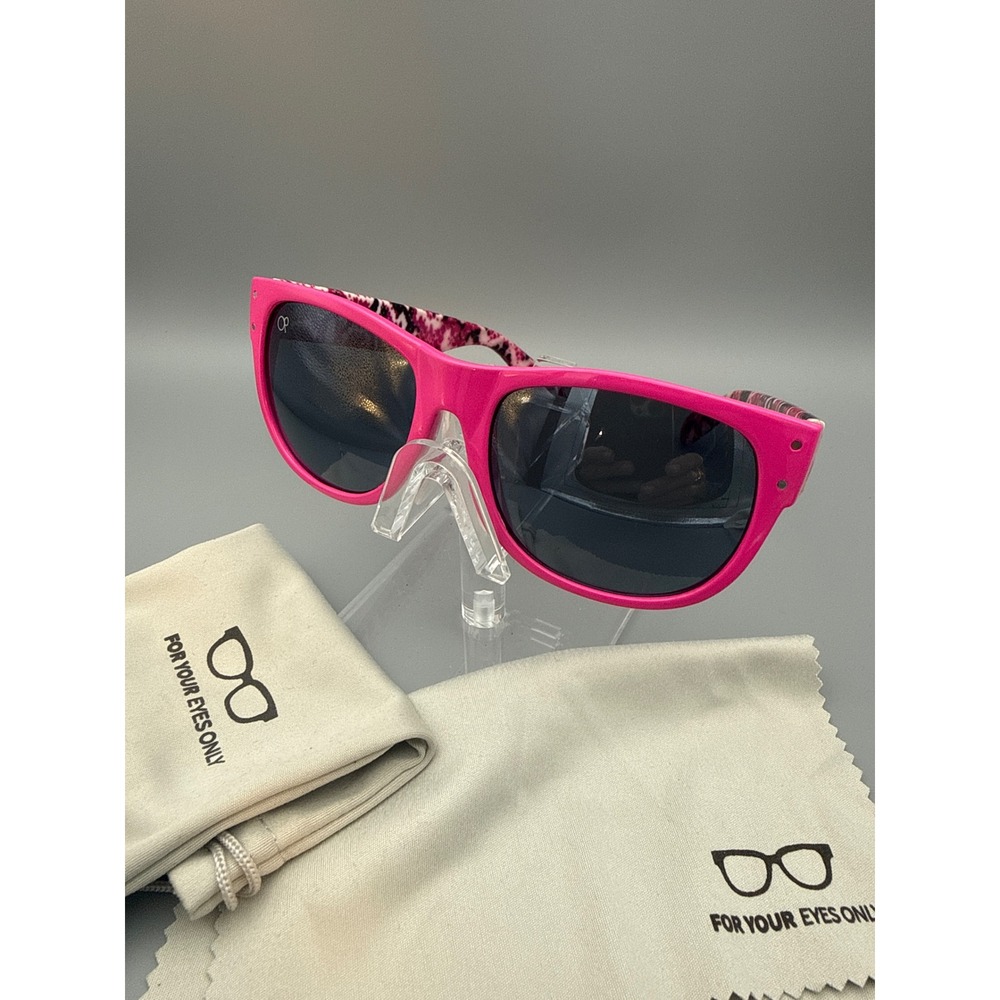 Ocean Pacific Sunglasses Womens OS Hot Pink Good Leopard Print S00998SOH00C